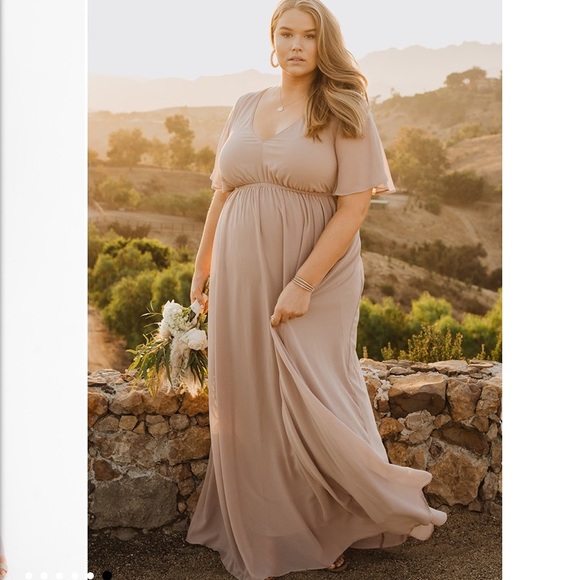 emily empire maxi dress